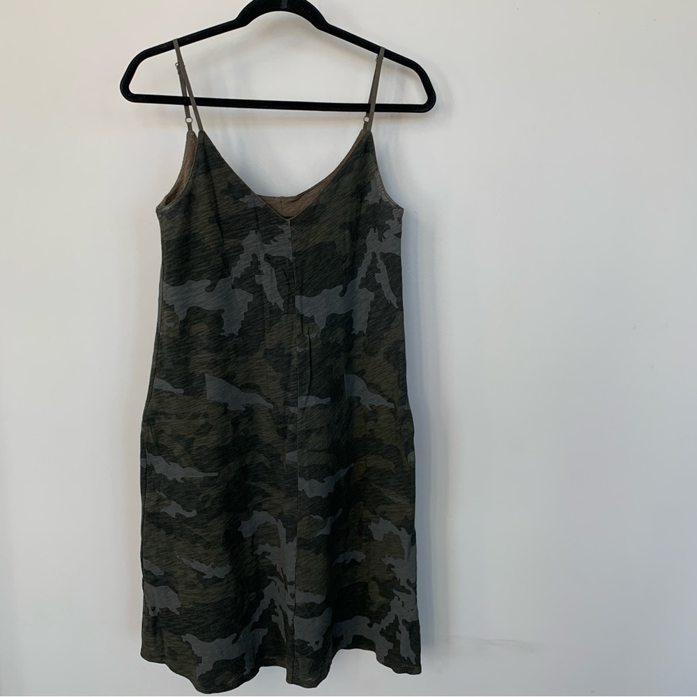 ATM Camo Print‎ 100% Cotton Tank Dress Size M